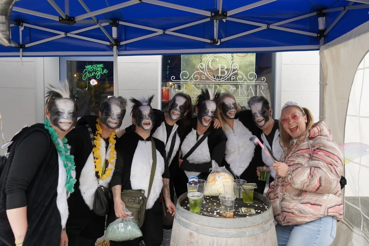 Die Stinktiere hatten auch Spass.